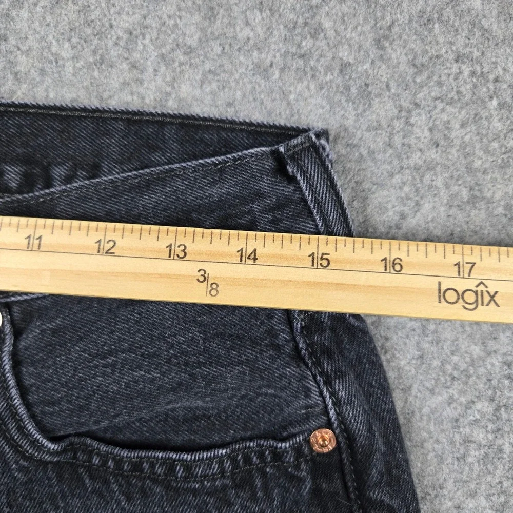 Levi 501 Original Fit Jeans Mens 32x30 Black Denim Button Fly Straight Leg Y2k
